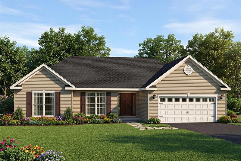 House Design - Traditional Exterior - Front Elevation Plan #22-465