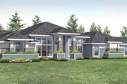 Prairie Style House Plan - 3 Beds 4 Baths 3622 Sq/Ft Plan #124-1160 