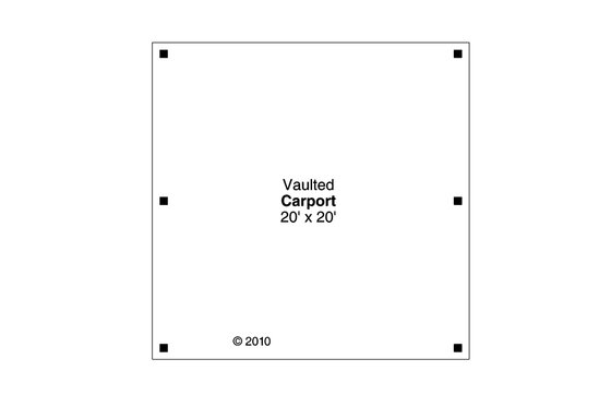 Floor Plan - Main Floor for Craftsman House Plan #124-894, 0 bath