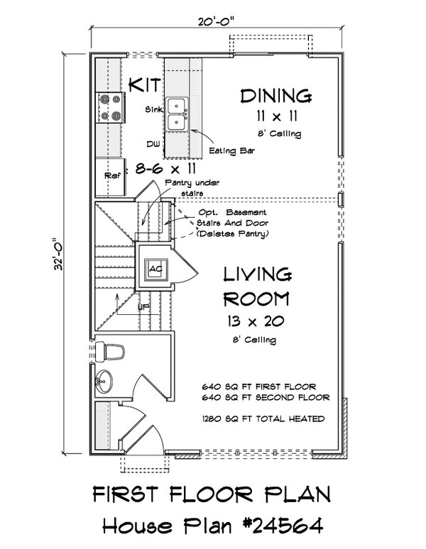 House Blueprint - Modern Floor Plan - Main Floor Plan #513-2357