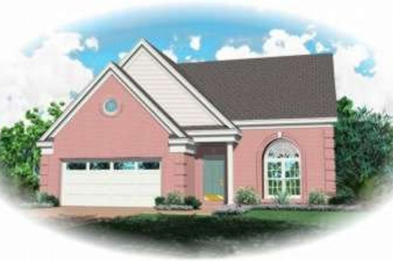 Exterior - Front Elevation 2 for Traditional House Plan #81-676 - 3 bed, 2.5 bath