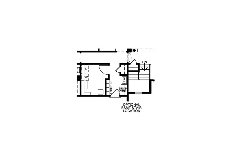 Home Plan - Optional Stairway 