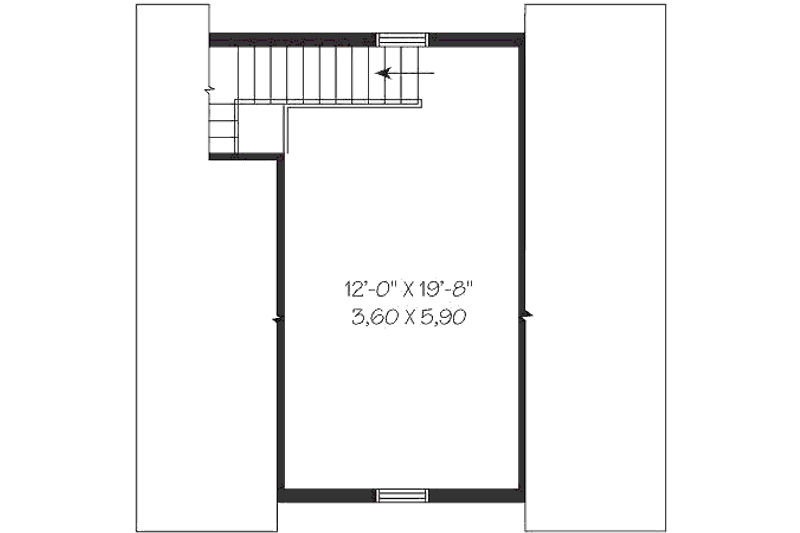 Dream House Plan - Floor Plan - Upper Floor for Craftsman House Plan #23-436, 0 bath
