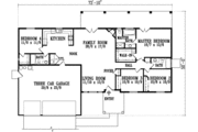 Mediterranean Style House Plan - 4 Beds 3 Baths 1892 Sq/Ft Plan #1-744 