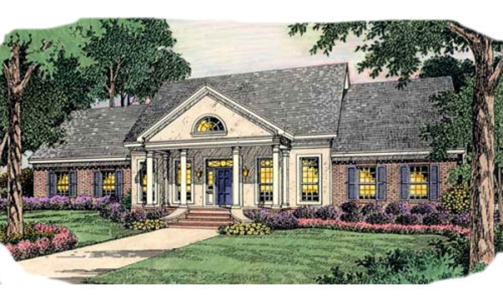 Simple Colonial Ranch Design Ranch House Modern Colonial Colonial Style House Plan 4 Beds 2.5