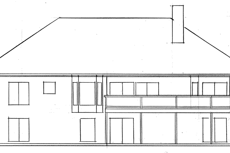Home Plan - Exterior - Rear Elevation for Traditional House Plan #30-271 - 3 bed, 2 bath