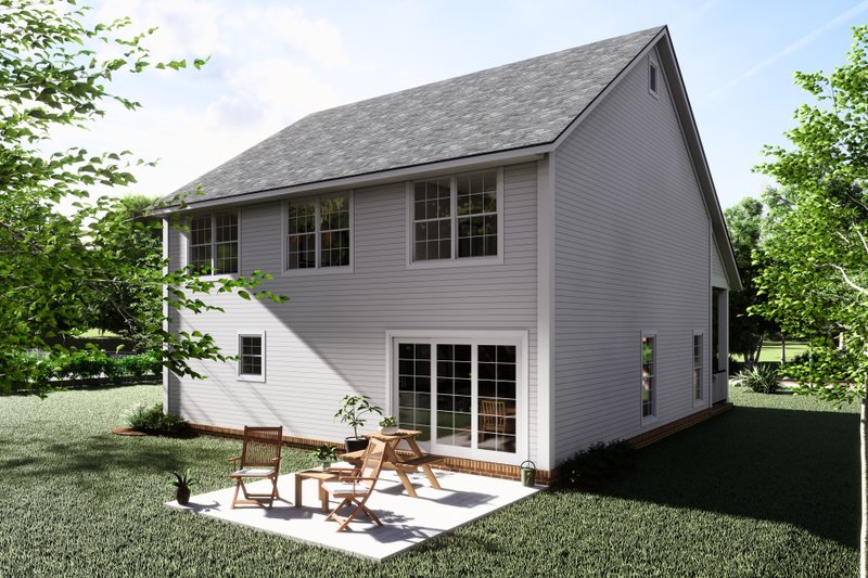 Home Plan - Exterior - Other Elevation 1 for Cottage House Plan #513-2228 - 4 bed, 2.5 bath