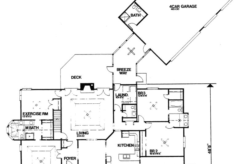 Dream House Plan - Exterior - Front Elevation 3 for European House Plan #30-185 - 3 bed, 3.5 bath