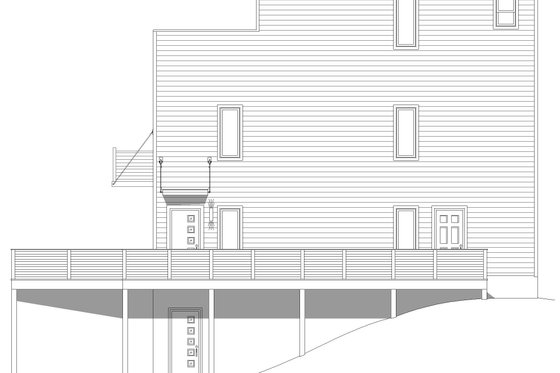 Exterior - Other Elevation 1 for Modern House Plan #932-772 - 2 bed, 3.5 bath