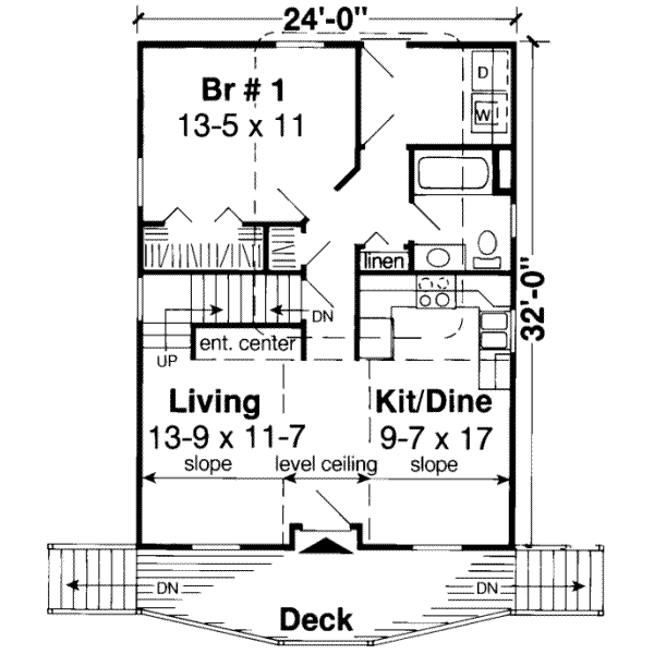 Country Floor Plan - Main Floor Plan #312-438