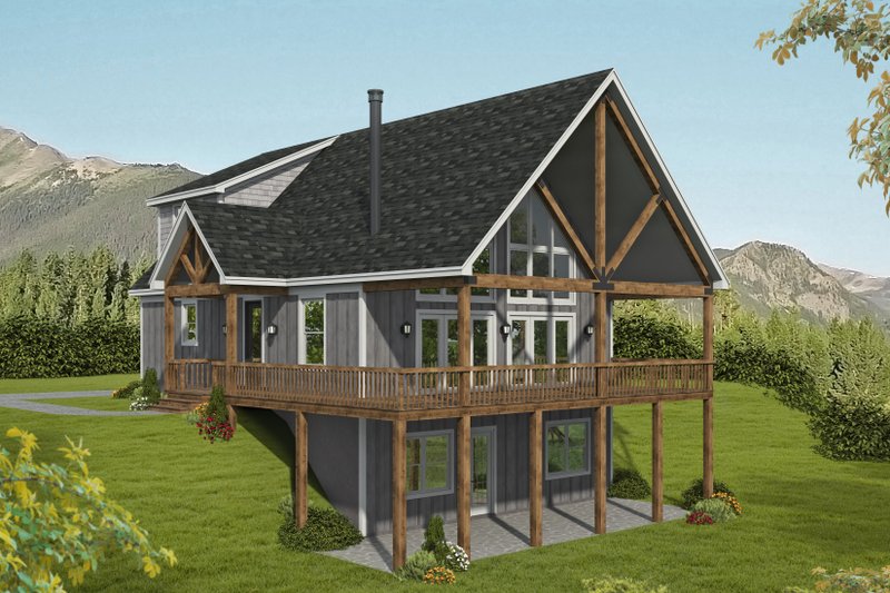 Home Plan - Traditional Exterior - Front Elevation Plan #932-463