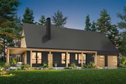 Contemporary Style House Plan - 3 Beds 2.5 Baths 1668 Sq/Ft Plan #1070-240 