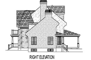 Exterior - Other Elevation 1 for European House Plan #138-232 - 3 bed, 2.5 bath