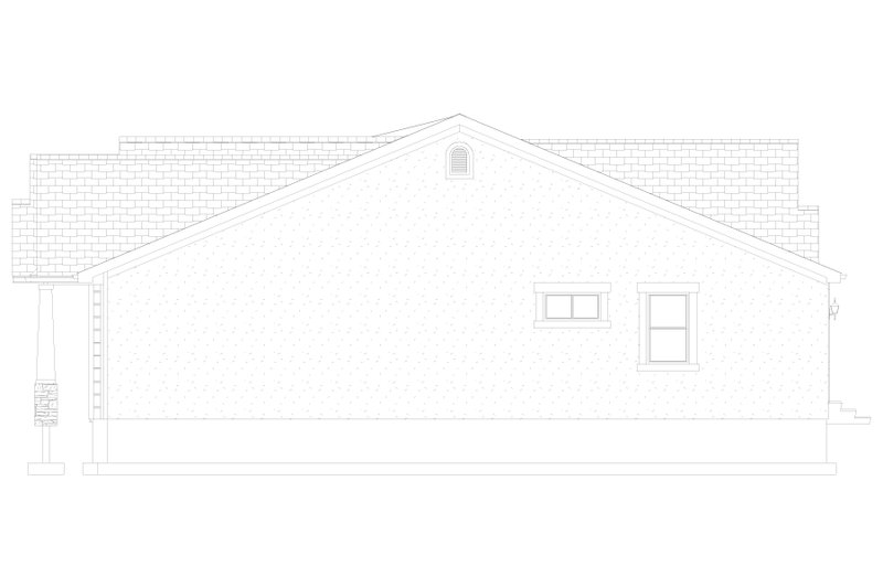 House Blueprint - Exterior - Other Elevation 2 for Ranch House Plan #1060-337 - 2 bed, 4 bath