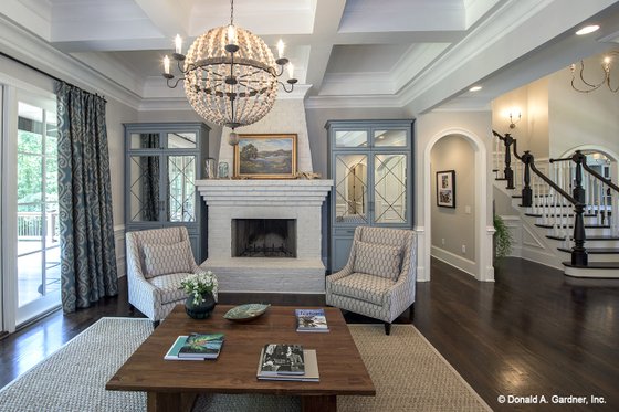 Interior - Family Room 3 for European House Plan #929-855 - 5 bed, 4 bath