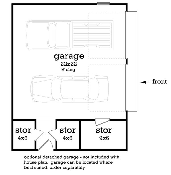House Blueprint - Farmhouse Floor Plan - Other Floor Plan #45-622