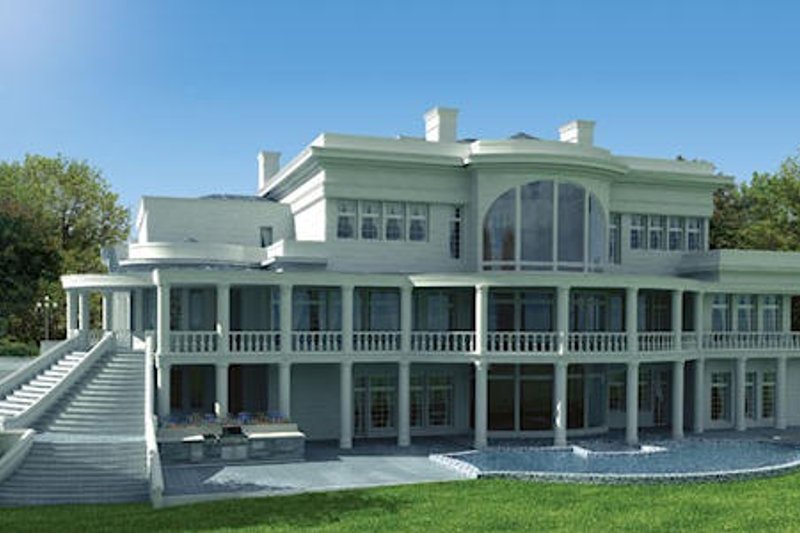 House Plan Design - Photo 1 for Classical House Plan #119-164 - 5 bed, 6.5 bath