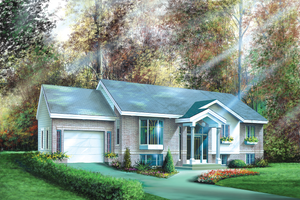 Traditional Exterior - Front Elevation Plan #25-1102
