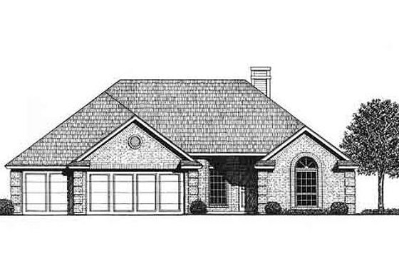 Exterior - Front Elevation for Traditional House Plan #310-780 - 4 bed, 2.5 bath