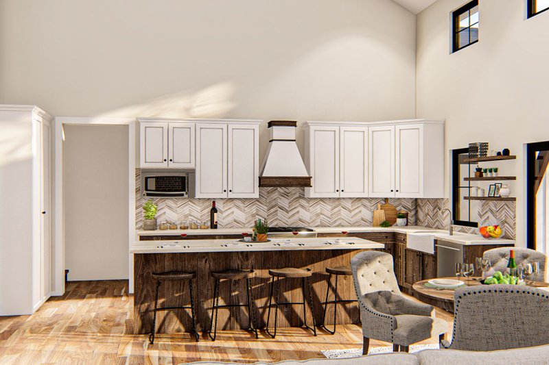 House Design - Interior - Kitchen for Farmhouse House Plan #455-264 - 3 bed, 3.5 bath