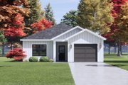 Cottage Style House Plan - 2 Beds 2 Baths 1671 Sq/Ft Plan #1096-133 