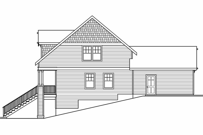 Home Plan - Exterior - Other Elevation for Country House Plan #124-616 - 3 bed, 2.5 bath