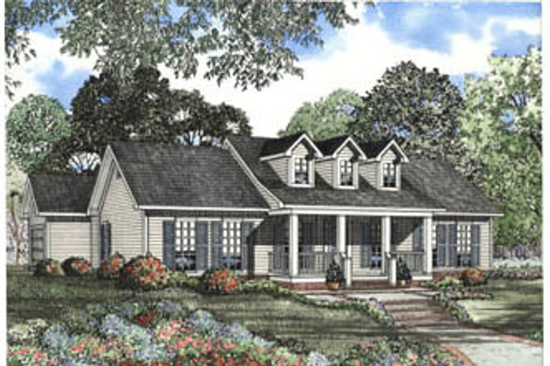 House Design - Farmhouse Exterior - Front Elevation Plan #17-1144
