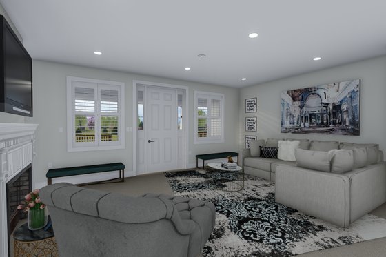 Interior - Family Room 2 for Craftsman House Plan #1060-106 - 5 bed, 4 bath