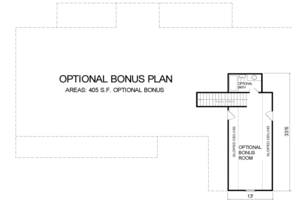 Floor Plan - Other Floor for Farmhouse House Plan #21-107 - 3 bed, 3 bath