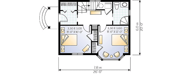 Home Plan - Cottage Floor Plan - Main Floor Plan #23-2169