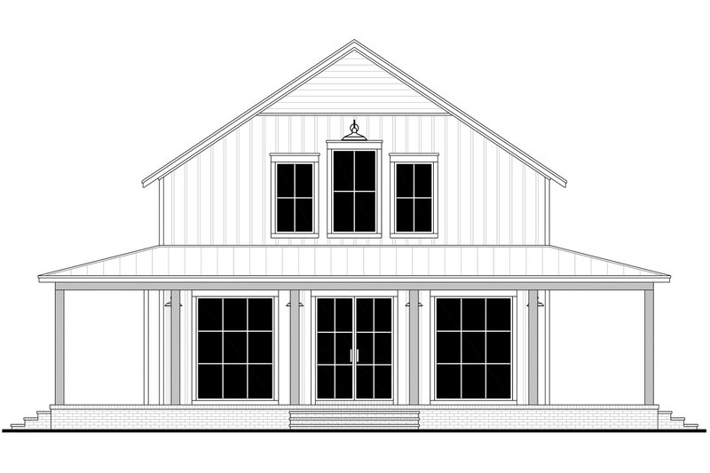 Home Plan - Exterior - Front Elevation 6 for Barndominium House Plan #430-288 - 4 bed, 3.5 bath