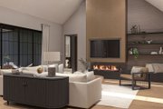 Modern Style House Plan - 3 Beds 2.5 Baths 2574 Sq/Ft Plan #455-369 