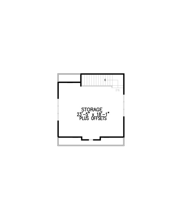 House Blueprint - Craftsman Floor Plan - Other Floor Plan #54-470