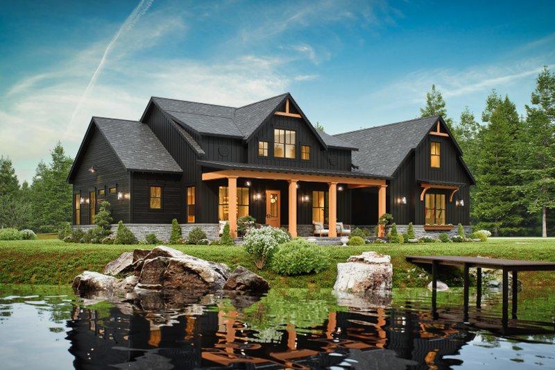 House Blueprint - Exterior - Other Elevation for Farmhouse House Plan #119-434 - 3 bed, 3.5 bath