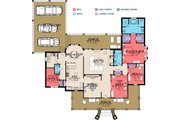 Farmhouse Style House Plan - 3 Beds 2 Baths 2498 Sq/Ft Plan #63-385 