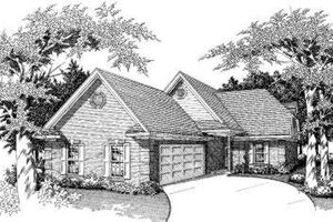 Traditional Exterior - Front Elevation Plan #329-126