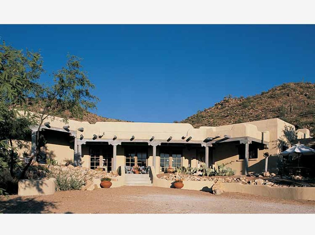Adobe Southwestern Style House Plan 4 Beds 3 Baths Adobe Southwestern Style House Plan 4 Beds 3 Baths