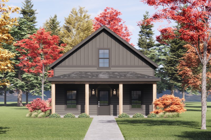 Dream House Plan - Bungalow Exterior - Front Elevation Plan #1096-168