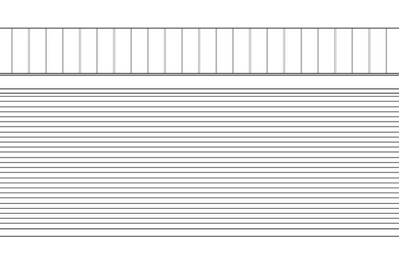 Exterior - Rear Elevation for Modern House Plan #932-817, 1 bath