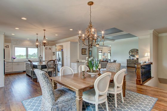 Interior - Dining Room 1 for Ranch House Plan #437-89 - 3 bed, 3.5 bath