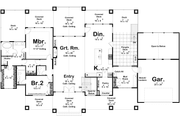 Beach Style House Plan - 2 Beds 2.5 Baths 2388 Sq/Ft Plan #455-494 Floor 