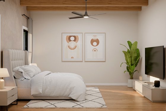 Interior - Master Bedroom 1 for Country House Plan #1089-57 - 3 bed, 2 bath