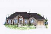 Ranch Style House Plan - 6 Beds 3.5 Baths 3256 Sq/Ft Plan #5-239 
