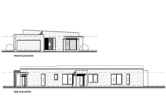 Exterior - Other Elevation 5 for Modern House Plan #496-24 - 3 bed, 2.5 bath