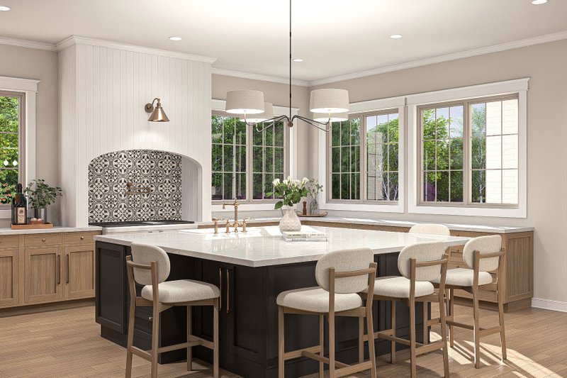 Architectural House Design - Interior - Kitchen for Cottage House Plan #455-598 - 4 bed, 3.5 bath