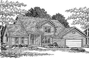 Traditional Exterior - Front Elevation Plan #70-234