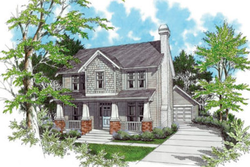 Home Plan - Craftsman Exterior - Front Elevation Plan #48-339