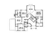 European Style House Plan - 4 Beds 4 Baths 2602 Sq/Ft Plan #67-191 