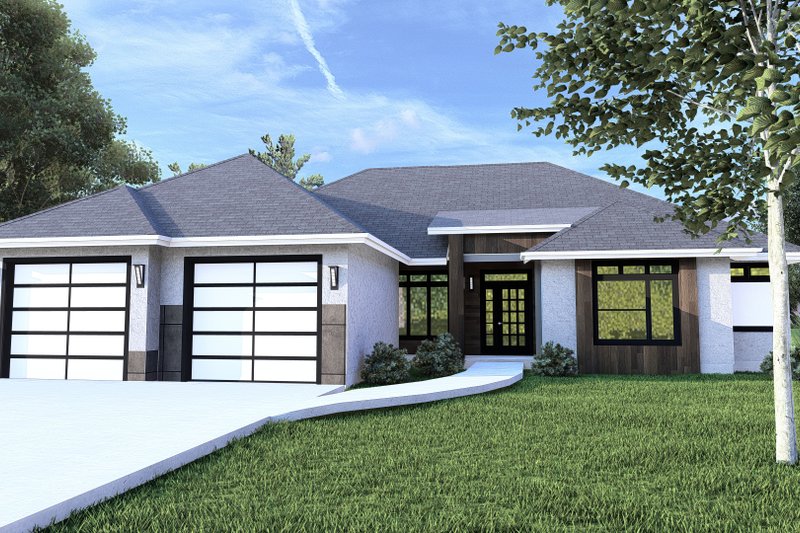 House Plan Design - Photo 3 for Modern House Plan #1109-9 - 4 bed, 3 bath