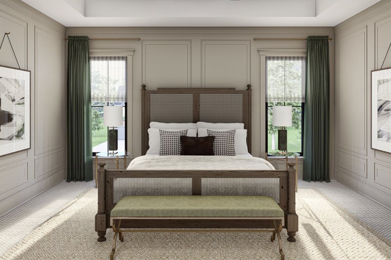 Home Plan - Interior - Master Bedroom 1 for Modern House Plan #455-638 - 3 bed, 2.5 bath